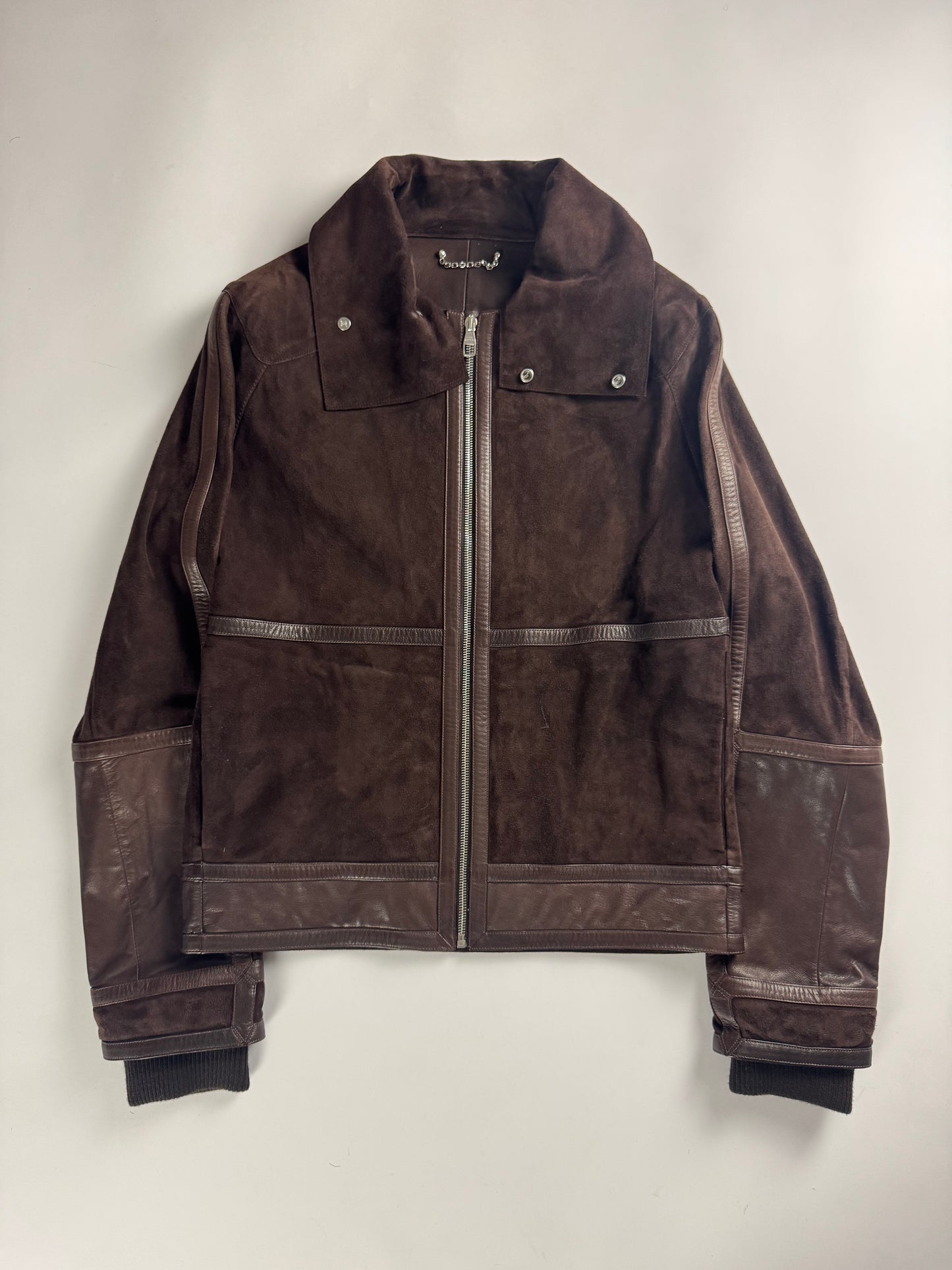 Louis Vuitton Sample Hybrid Patched Leather Pure Suede High Collar FW 2008 - S