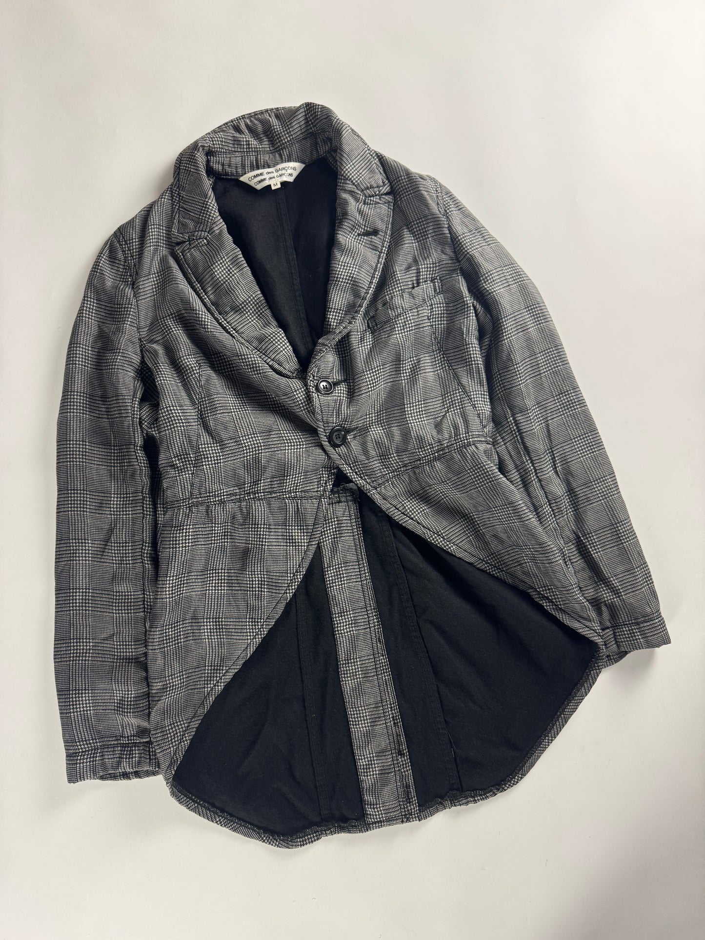 Comme Des Garçons Tailored Plaid Blazer FW 2009 - M