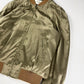 Celine Sample Light Brown Satin Bomber Jacket 2020s - S