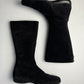 Prada Linea Rossa Black Suede Boots FW 1998 - 38 IT/39 EU