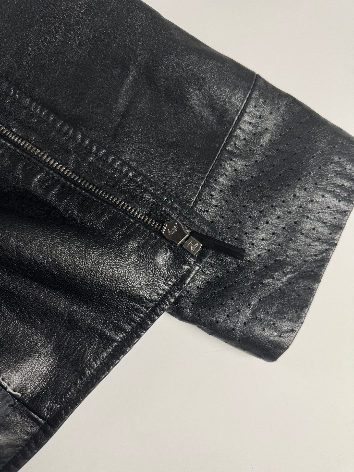 Givenchy Silent Black Leather Perfecto Jacket SS 2005 - M