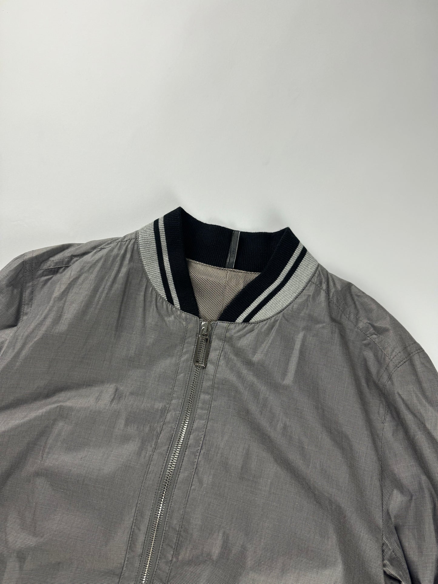 Dior Homme Kris Van Assche Smoke Grey Bomber Light Bee Jacket SS 2010 - S