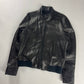 Prada Black Leather Harrington Bomber Jacket FW 2006 - M