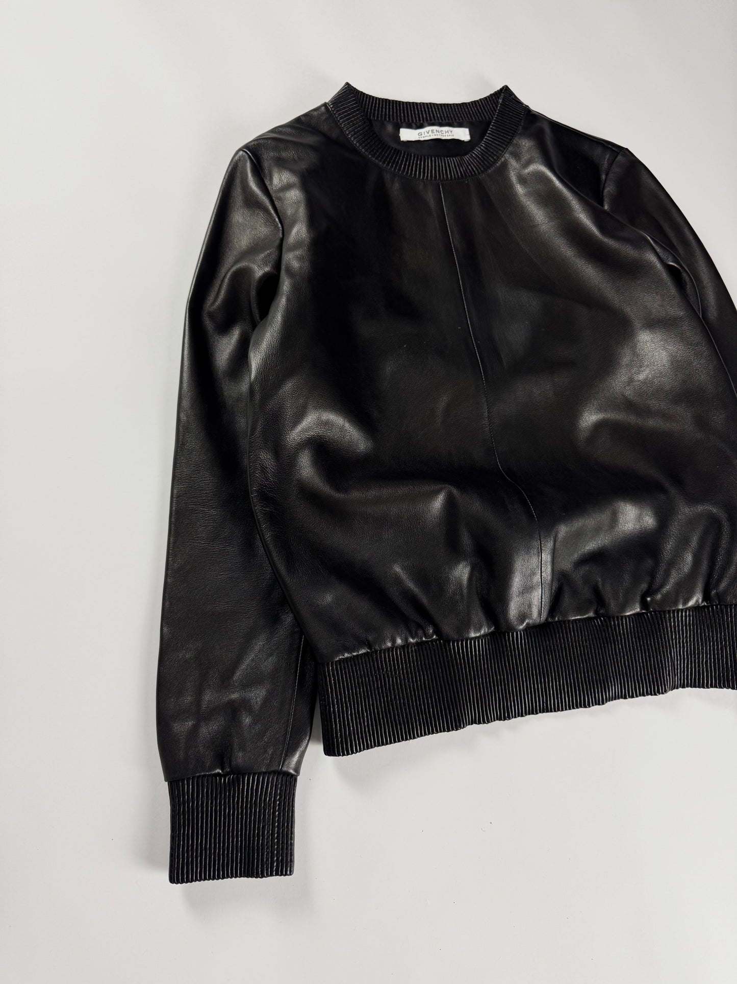 Givenchy Sample Lamb Leather Sweater SS 2015 - S