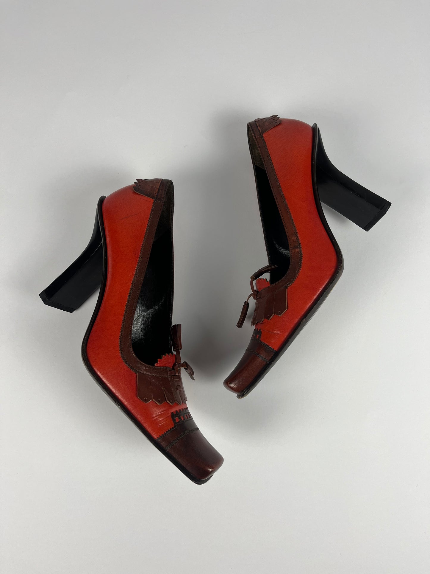 Prada Leather Heels FW 1999 - 37,5 IT/ 38,5 EU