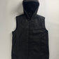 Prada Black Nylon Hooded Vest 2000s - M