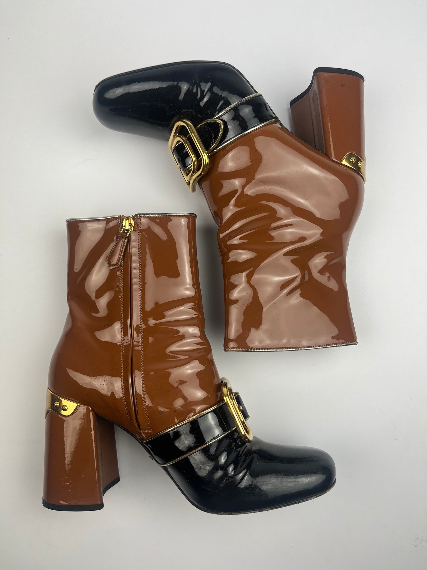 Prada Patent Leather Boots FW 2016 - 39 IT/40 EU