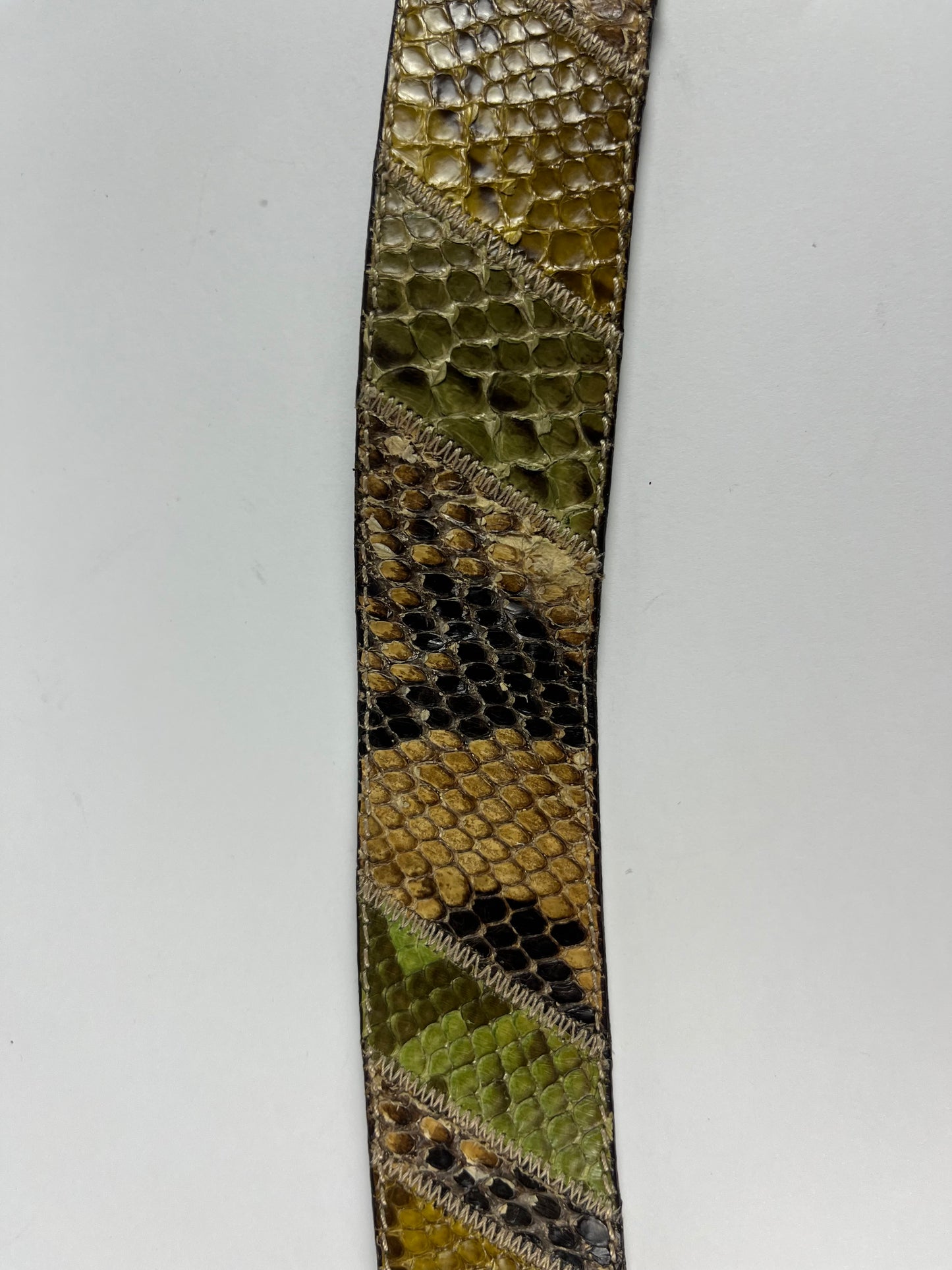 Prada Snakeskin Leather Belt SS 2005 - 90 cm