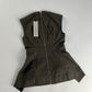 Rick Owens Sample DRKSHDW Zipper Mini Tunic Dress FW 2015 - XS
