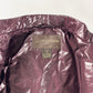 Louis Vuitton Glass Burgundy Asymmetrical Zip Nylon Jacket 2000s - S