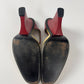 Prada Patent Beige Red Many Jane Wedges Heel Pumps FW 1998 - 40 IT/40,5 EU