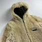 Prada Mainline Cream Fur Zipper Jacket FW 2007 - M