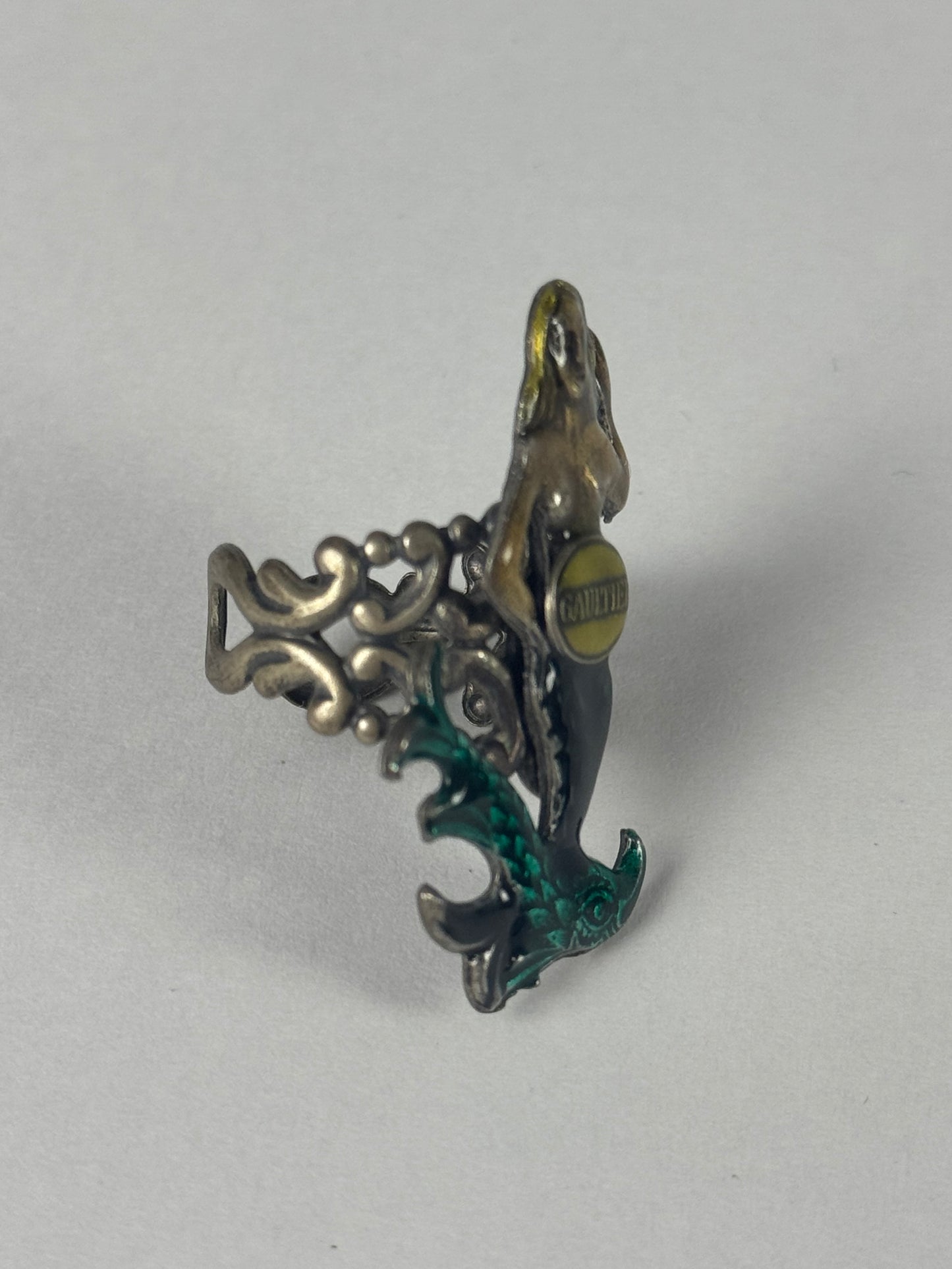 Jean Paul Gaultier Marine Muse Adjustable Mermaid Ring 1990s - OS