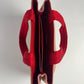 Prada Linea Rossa Incrusted Leather Rosso Bag SS 1998 - OS