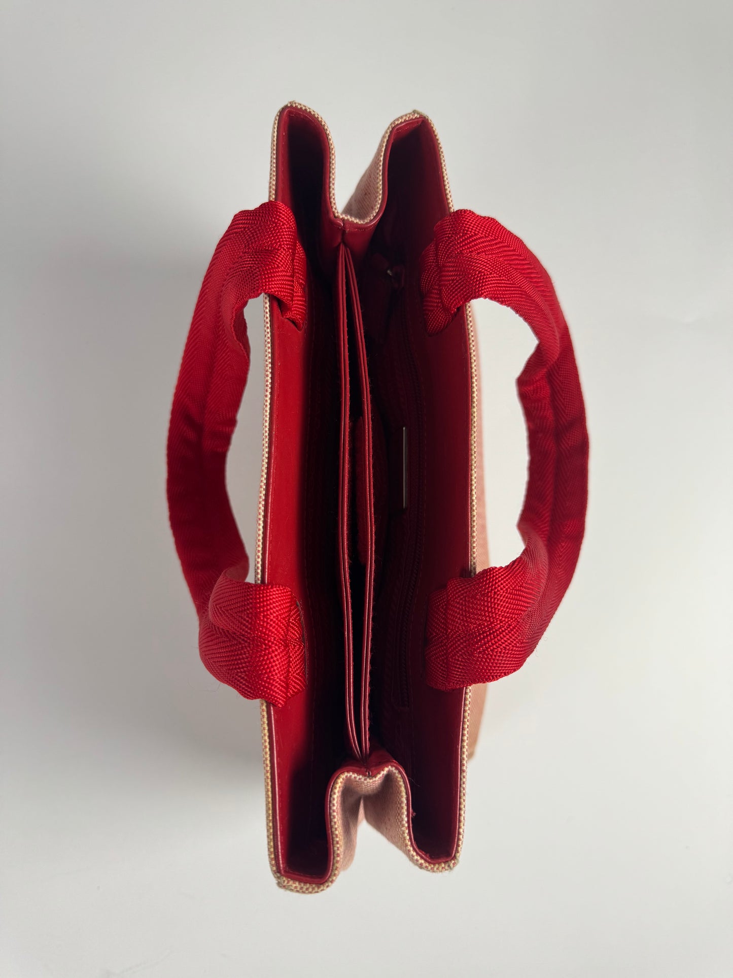 Prada Linea Rossa Incrusted Leather Rosso Bag SS 1998 - OS