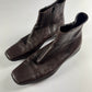 Prada Brown Leather Mid Boots FW 1999 - 42 EU