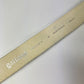 John Galliano Cream Waxed Leather Newspaper Belt 2000s - 85 CM