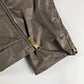 Louis Vuitton Brown Damier Quilted Gold Detail Racer Jacket FW 2007 - L