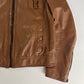 Dior Homme T-Pocket Brown Leather Jacket FW 2005 - L