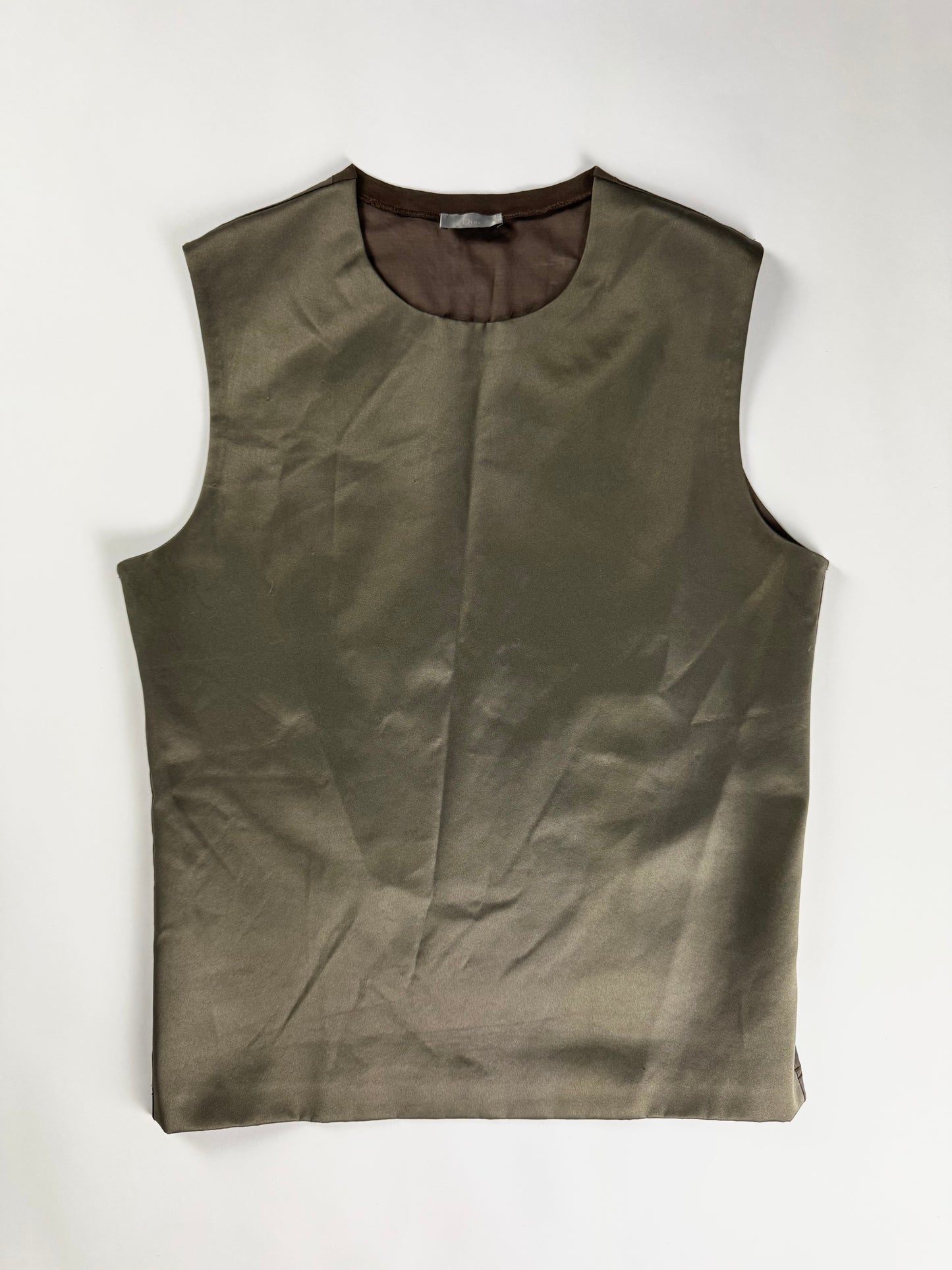 Dior Homme Sample Khaki Essential Tank Top SS 2014 - M