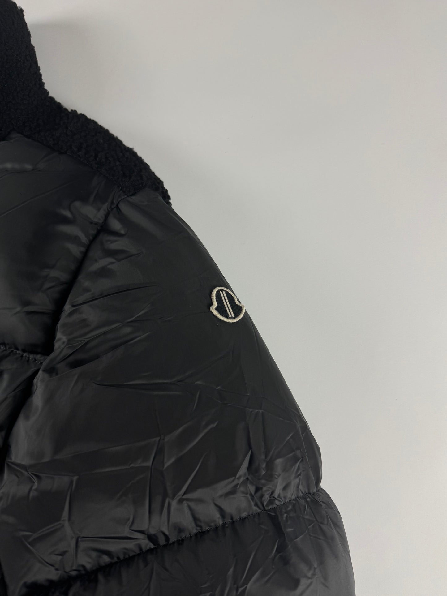 Rick Owens x Moncler DRKSHDW Cyclopic Shearling Down Puffer Jacket FW 2020 - M