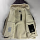 Stone Island Hand Sprayed Shearling Leather Jacket FW 2020 - M