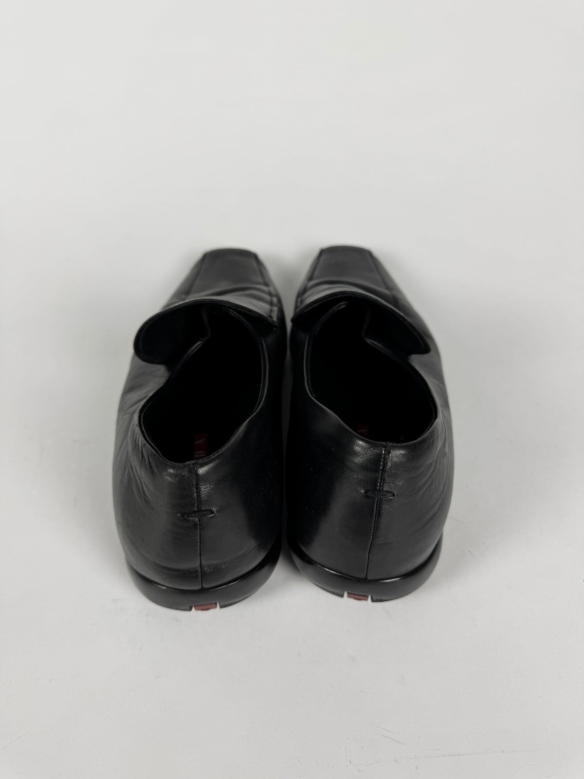 Prada Leather Square Toe Loafers FW 1999 - 45 EU