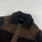 Gucci Dark Brown Shearling Wool Blend Jacket - M