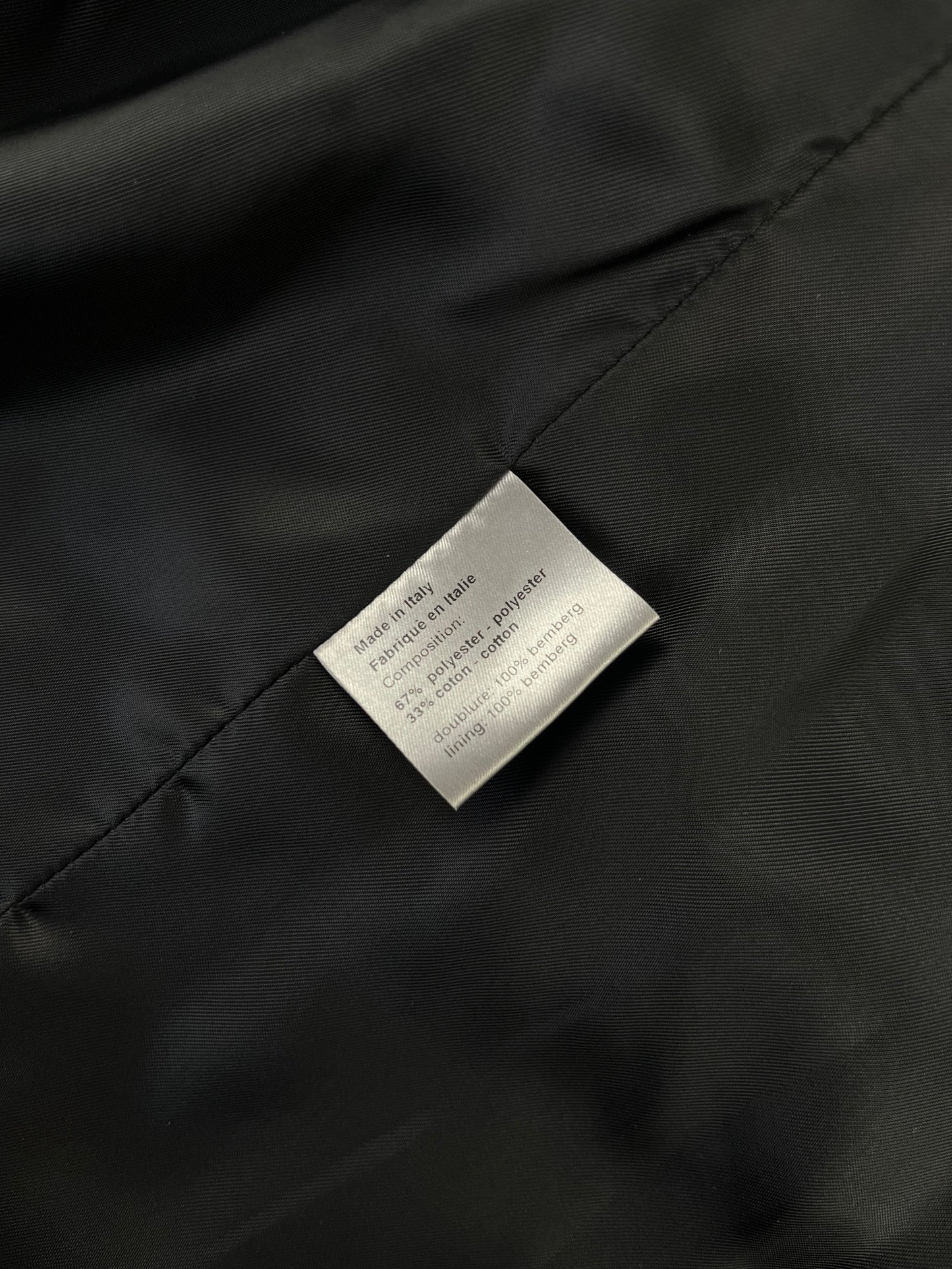 Dior Homme "Follow Me" Belted Zipped Jacket SS 2003 - L