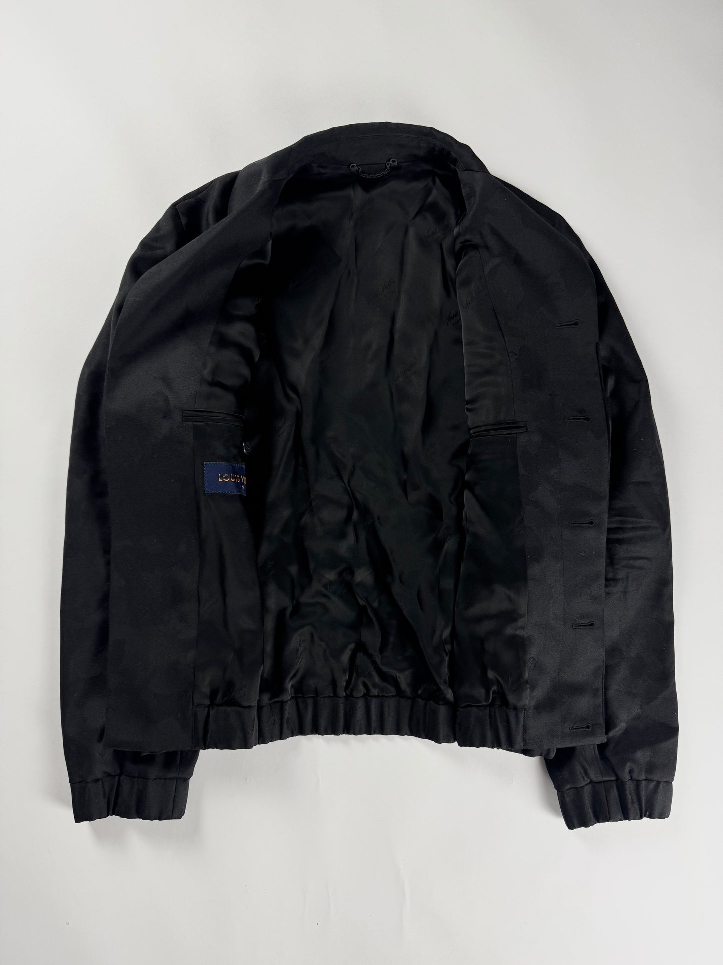 Louis Vuitton Dark Tailored Camo Monogram Jacket FW 2020 - M