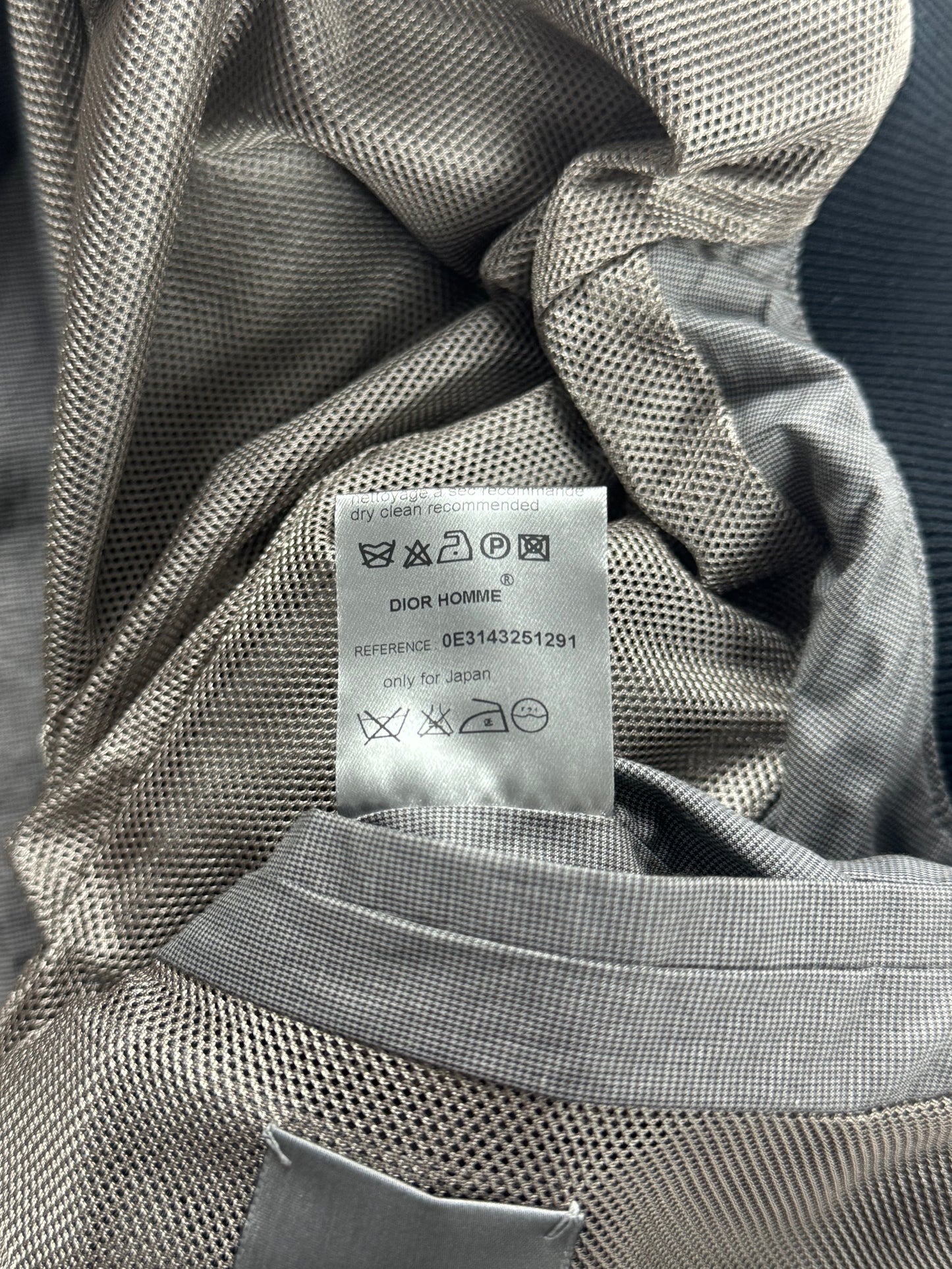 Dior Homme Kris Van Assche Smoke Grey Bomber Light Bee Jacket SS 2010 - S