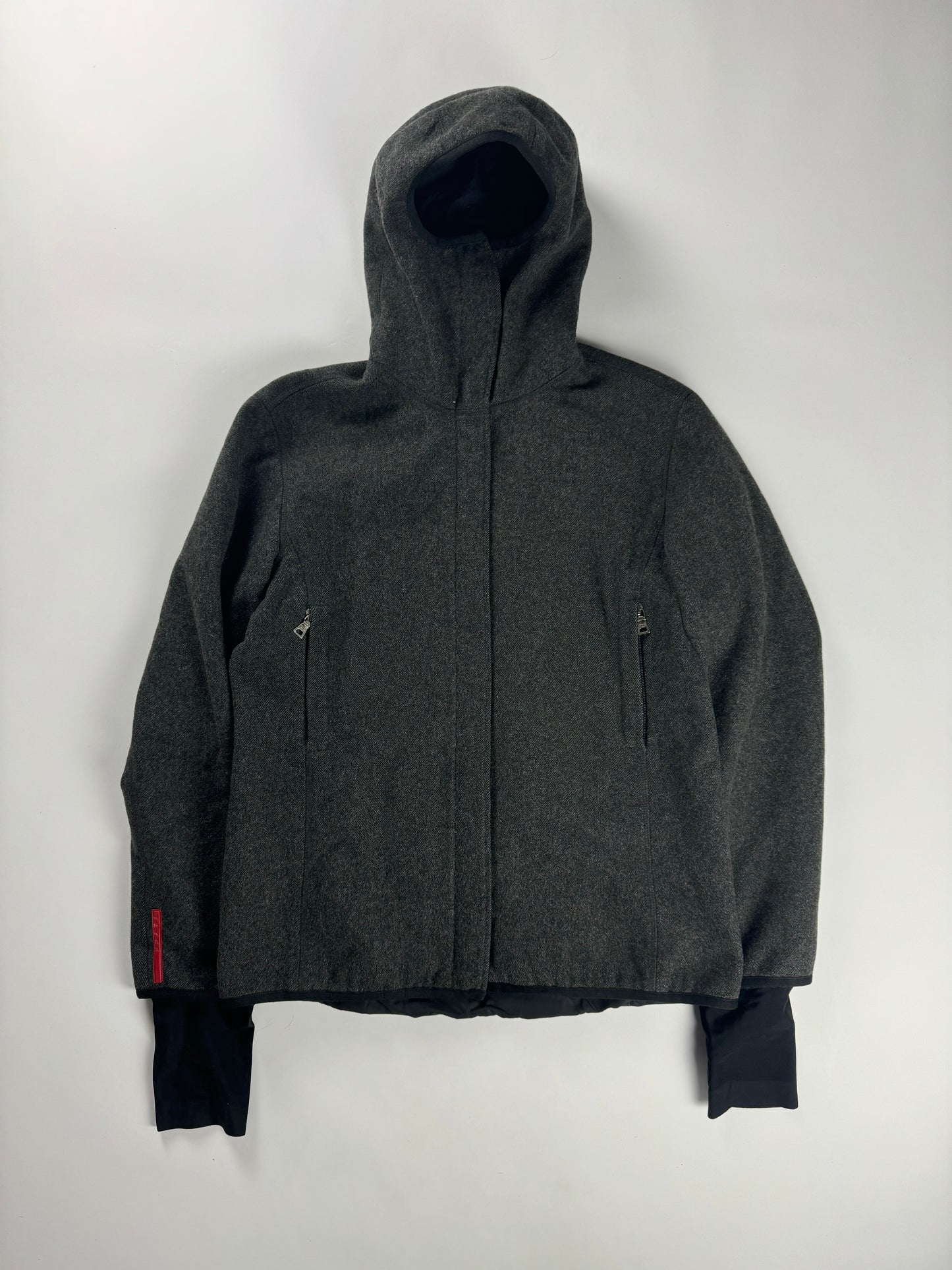 Prada Linea Rossa Wool Balaclava Riot Jacket FW 1999 - M