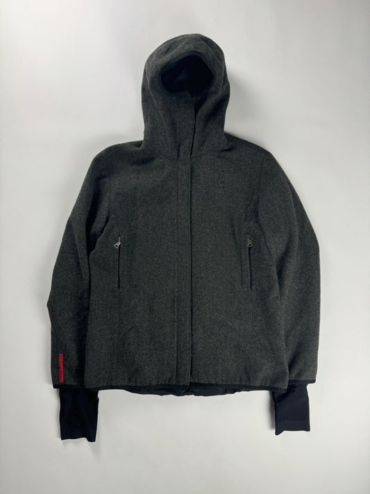 Prada Linea Rossa Wool Balaclava Riot Jacket FW 1999 - M