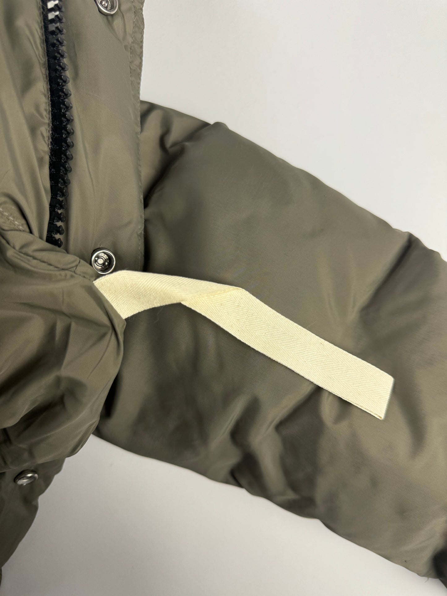 Dior Homme Sample "In The Morning" Hedi Slimane Leather Rib Puffer Jacket FW 2005 - M