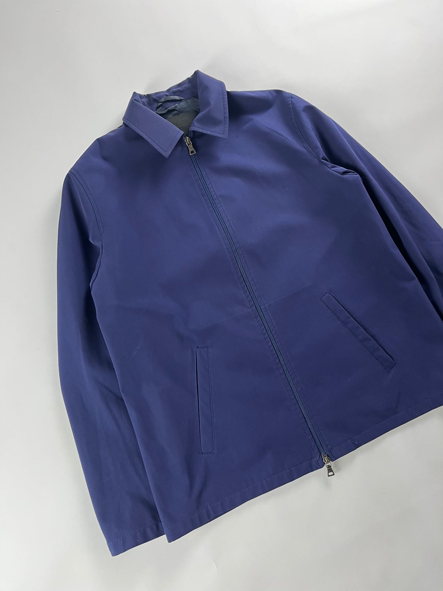 Prada Double Zip Navy Work Jacket SS 1998 - M