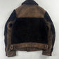 Gucci Dark Brown Shearling Wool Blend Jacket - M