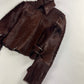 Louis Vuitton Sample Artisanal Fur Suture Spine Line Double Waist Belt Jacket - XS
