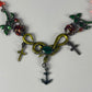 Jean Paul Gaultier Marine Muse Mermaid Cowl Pearl Necklace 1990s - OS