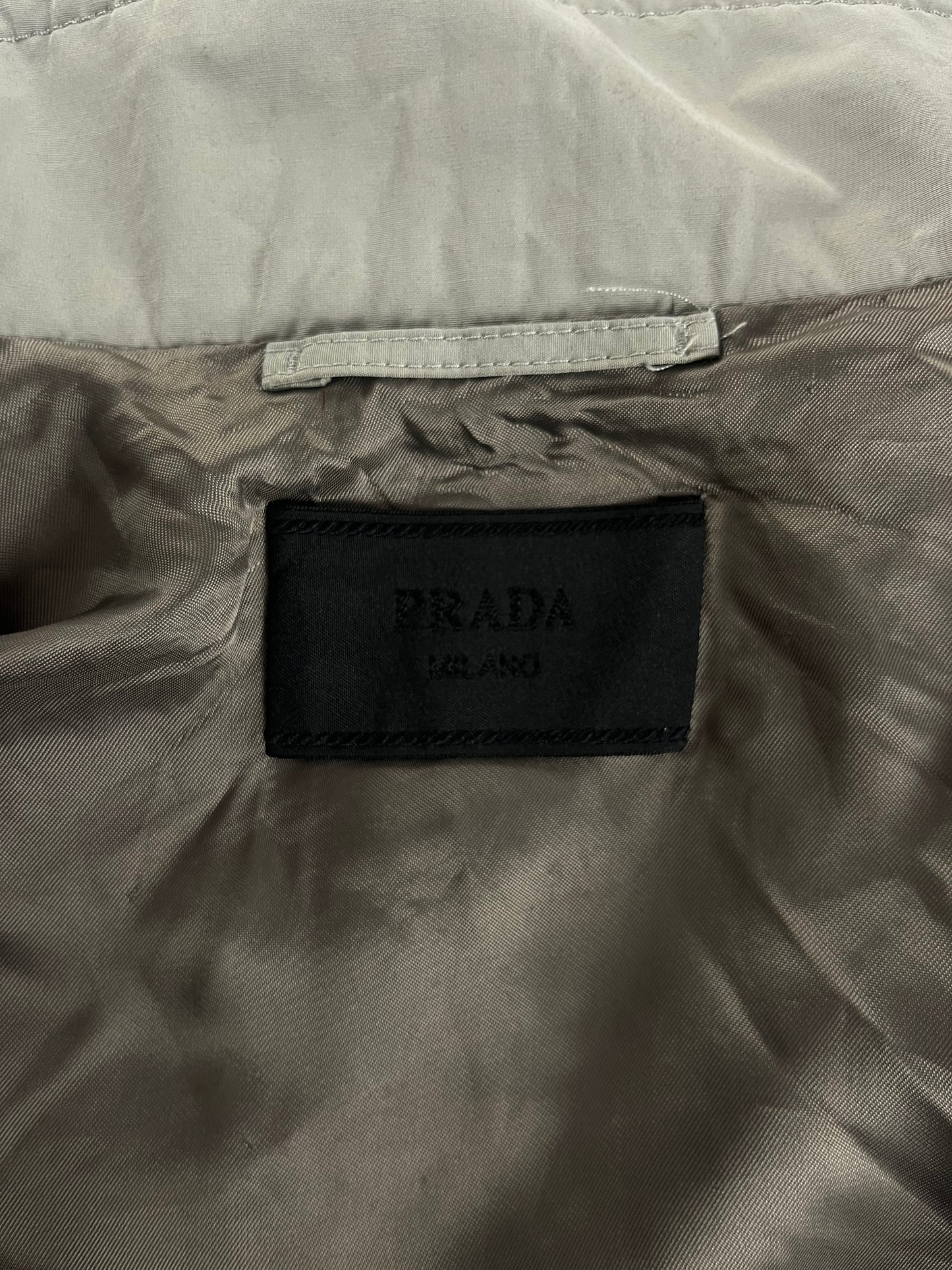 Prada Smoke Double Buttoned Harrington Bomber Jacket FW 2006 - M
