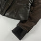 Prada Brown Leather Motor Jacket 2000s - XS