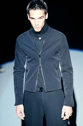 Gucci Dark Navy Crop Motor Jacket FW 1998 - S