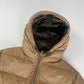 Prada Camel Nylon Puffer Jacket 2000s - S