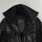 Prada Wool Leather Turtleneck Jacket - S