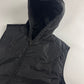 Prada Black Nylon Hooded Vest 2000s - M