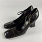 Prada Mary Jane Black Patent Leather Elegant Pumps FW 2001 - 40 IT/41 EU