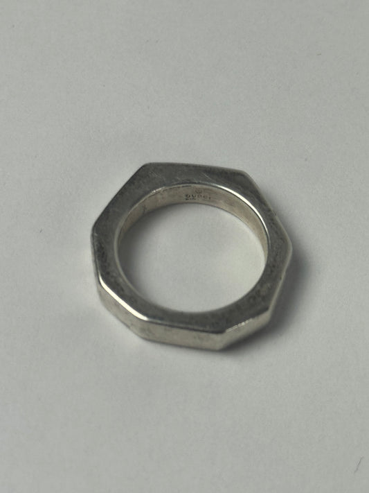 Gucci Tom Ford Sterling Brut 925 Silver Ring - OS
