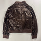 Yves Saint Laurent Rive Gauche Brown Nylon Bomber Jacket FW 2003 - M