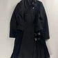 Miu Miu Structured Wool Pleated Hem Leather Collar Coat FW 2013 - XS