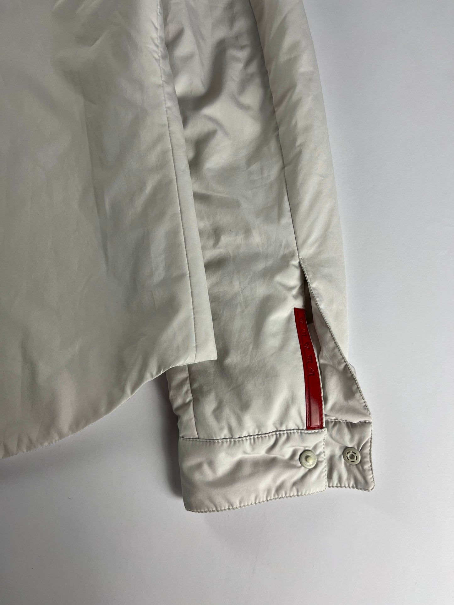 Prada Linea Rossa Light White Nylon Jacket SS 2000 - M