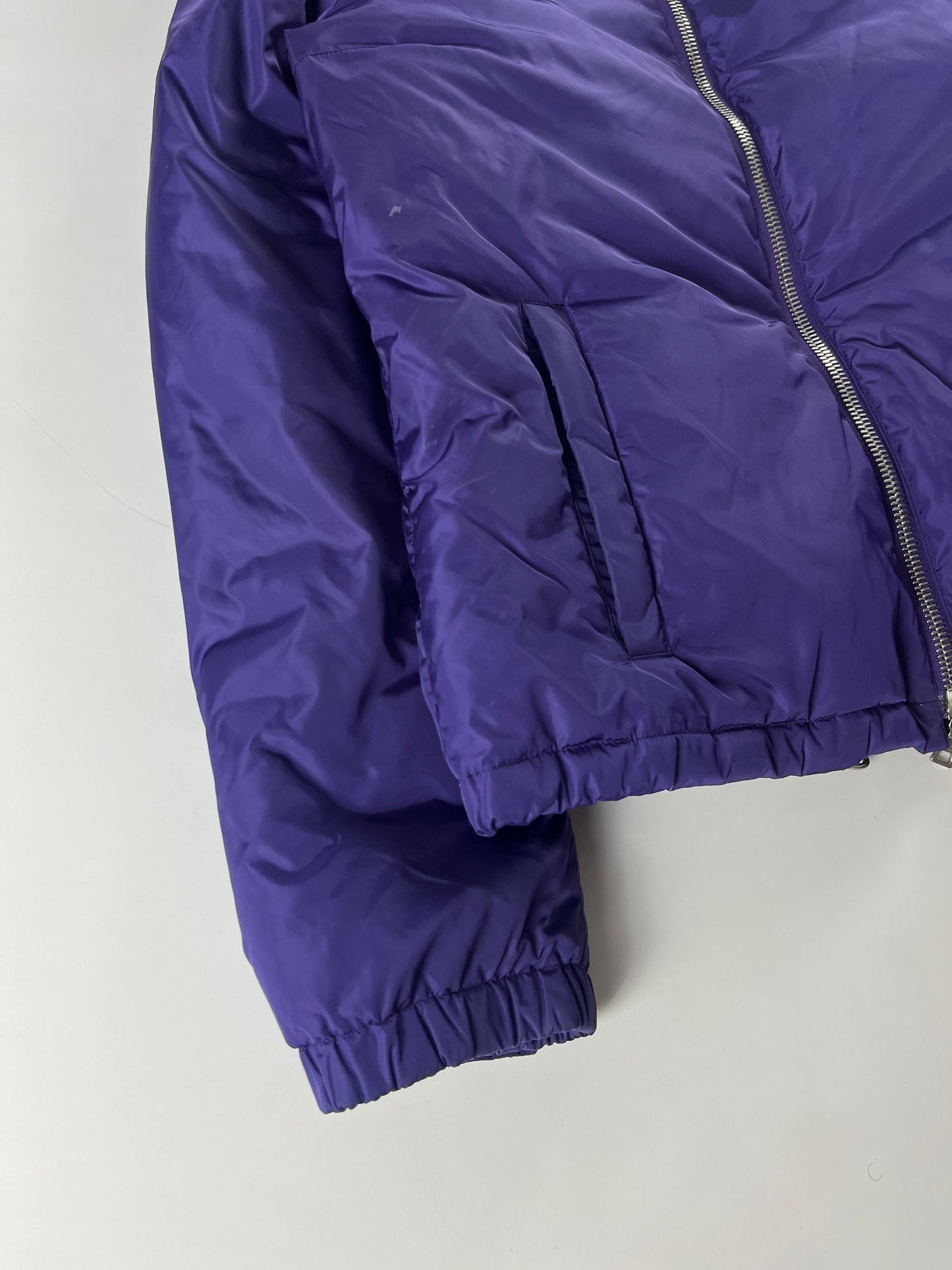 Prada Purple Turtleneck Down Jacket - S